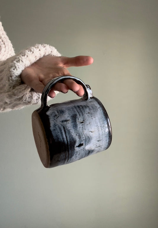 Cloudy Midnight Blue Mug