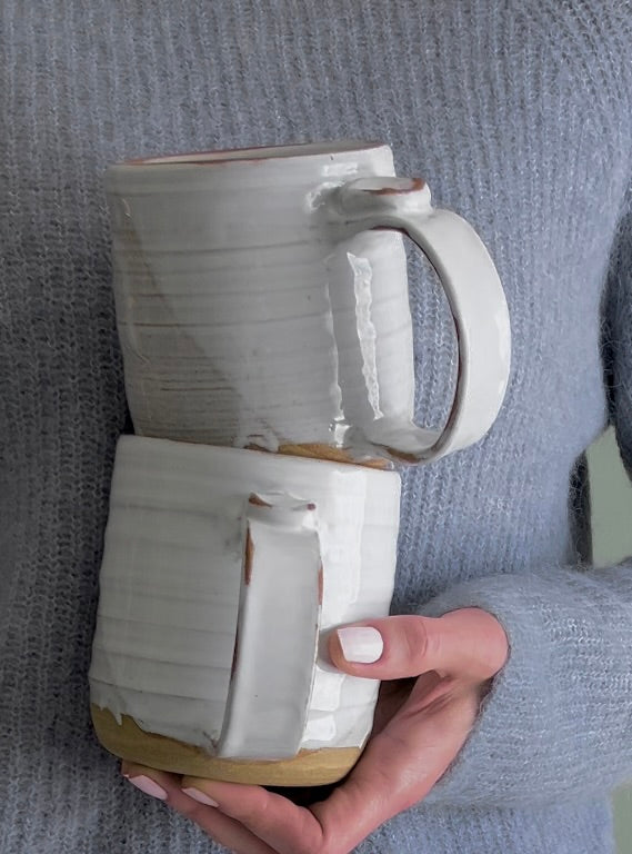 White Dipped Mug