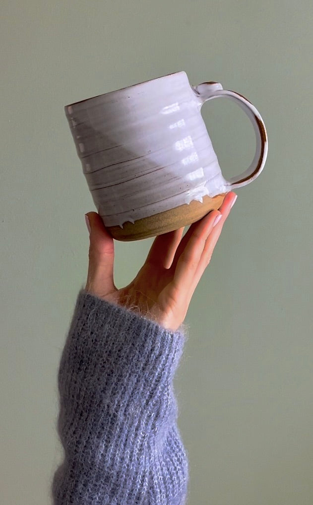 White Dipped Mug